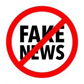 graphic opposing fake news